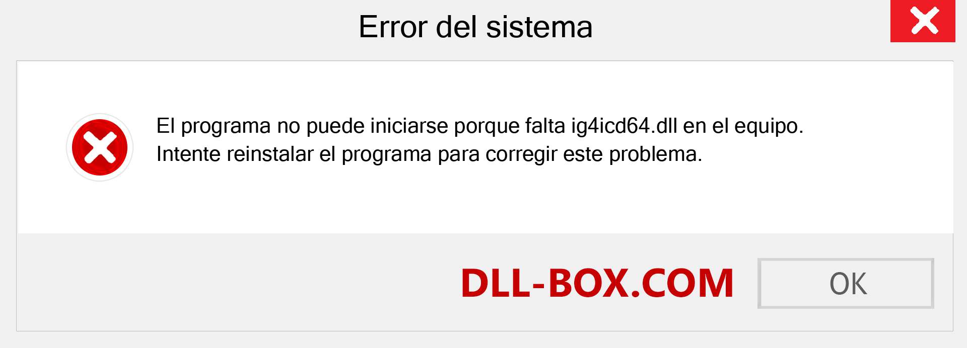 ¿Falta el archivo ig4icd64.dll ?. Descargar para Windows 7, 8, 10 - Corregir ig4icd64 dll Missing Error en Windows, fotos, imágenes